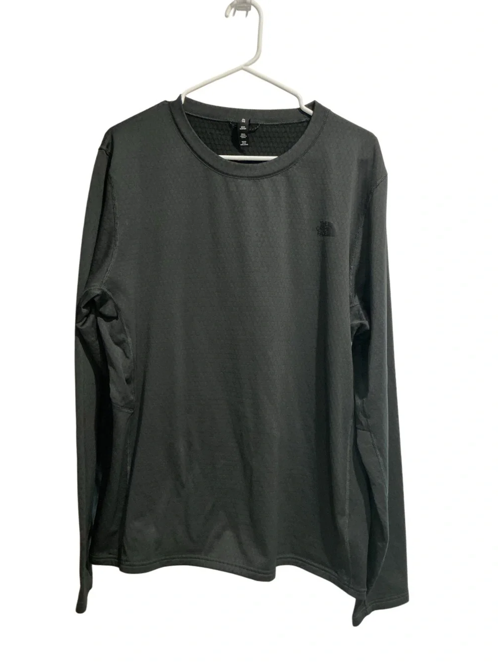 The North Face Men’s Ultra-Warm Poly Crew Shirt Long Sleeve Dark Gray